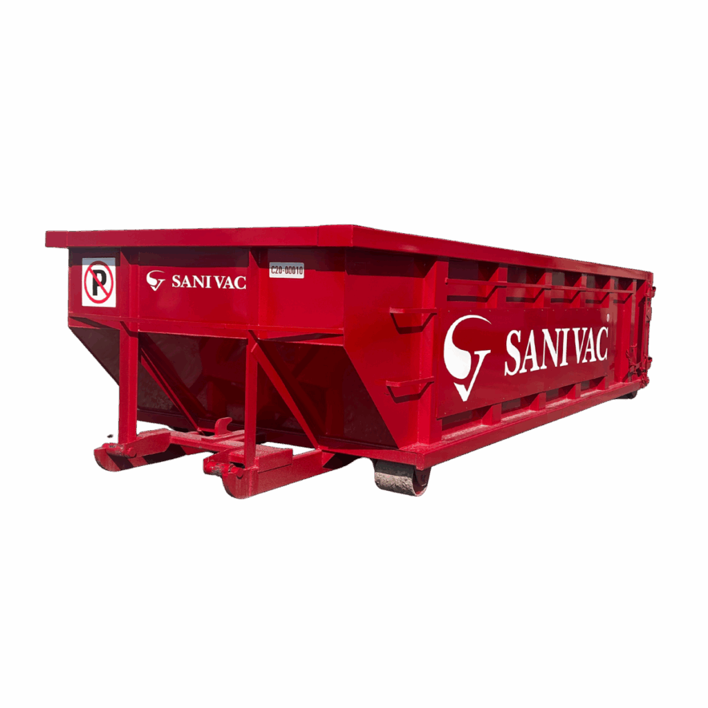 conteneurs de construction 20 verges- sanivac