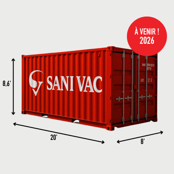 conteneur entreposage/maritimes - sanivac